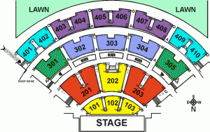 molson amphitheatre seating chart