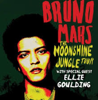 Bruno Mars and Ellie Goulding at the Molson Amphitheatre